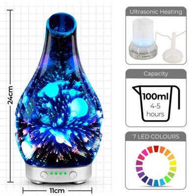 Desire Galaxy Colour Changing Aroma Oil Diffuser Humidifier