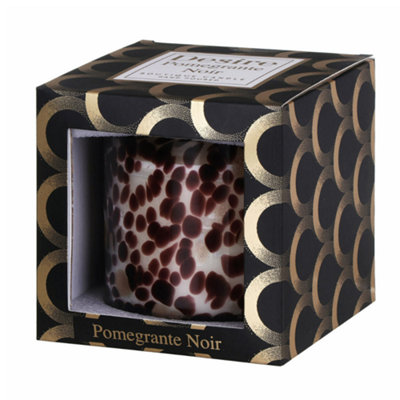 Desire Pomegranate Noir Scented Glass Soy Wax Candle - 4