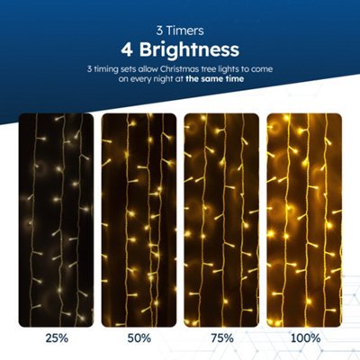 Desiretech Outdoor & Garden Lights, 20m LED Outdoor Waterproof Plug-in ...