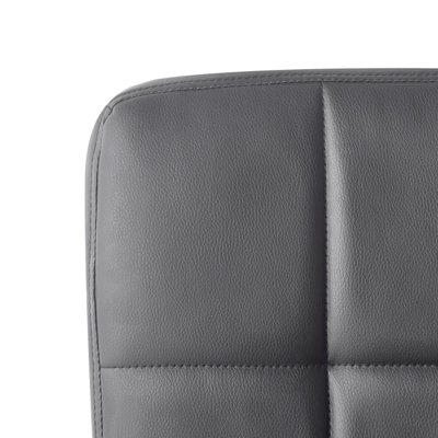 Desk Chair Swivel MARION Light Grey