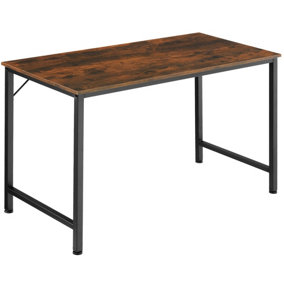 Desk Jenkins - computer, writing, study table - Industrial wood dark, rustic