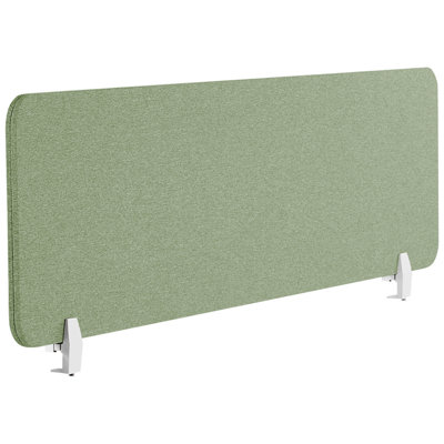 Desk Screen 130 x 40 cm Green WALLY