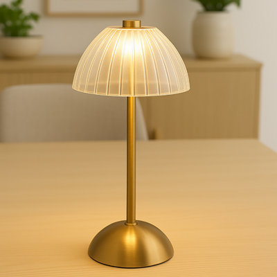 Desk Table Lamp LED Rechargeable Cordless Vintage Design Touch Desk ...