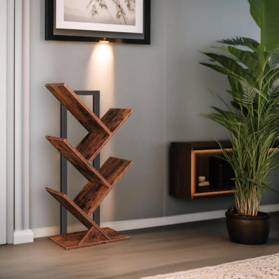 Desk Tree Bookshelf Organizer Unit