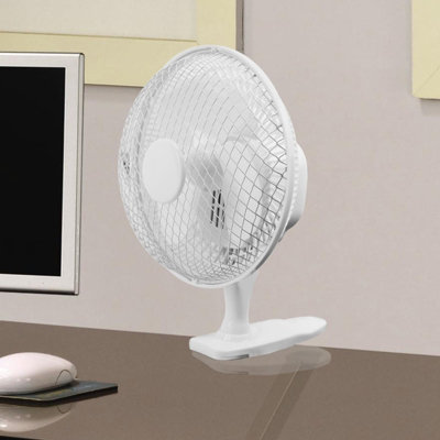 Desktop Mesh Grill 6" Clip Table Fan