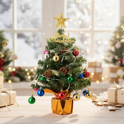 Delightful 30cm Christmas Decoration Desktop Artificial Christmas Tree.