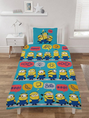 Despicable Me Minions Single Duvet Cover and Pillowcase Set