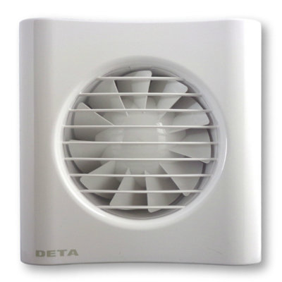 Deta 4601 Axial Extractor Fan 4 Inch / 100mm (Timer Model)