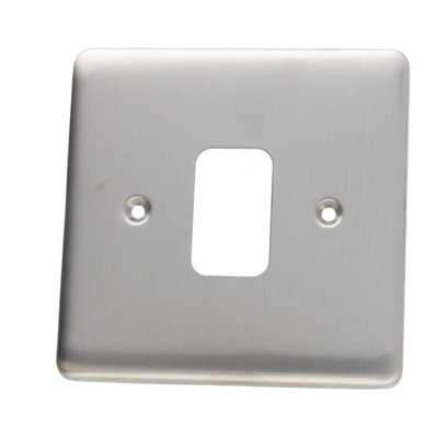 DETA G2801SS 1G Grid Switch Outlet Single Plate Wall Faceplate ...
