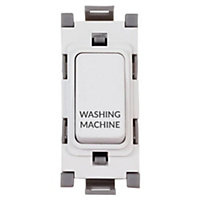Deta G3554 Grid Switch 20 Amp DP marked Washing Machine (White)