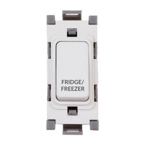 Deta G3562 Grid Switch 20 Amp Double Pole marked Fridge Freezer (White)