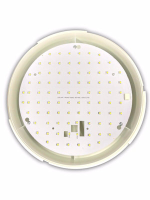 Deta L1021CH Stratus Circular IP65 LED Bulkhead Light Fitting - Chrome Trim 14W