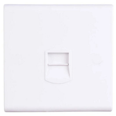 Deta S1353 Slimline Telephone Socket (Secondary / Extension)