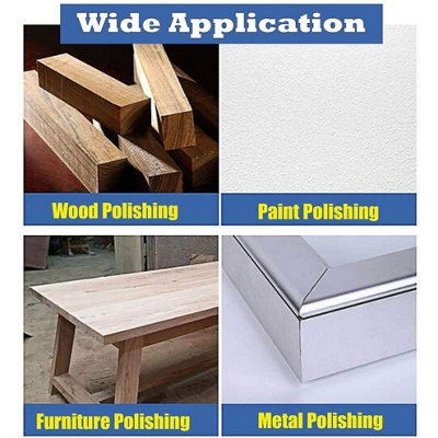 GLAXIA 130W Detail Sander - 13000 RPM, Compact, With 20 Sandpapers & Dust Box For Wood, Metal, Walls