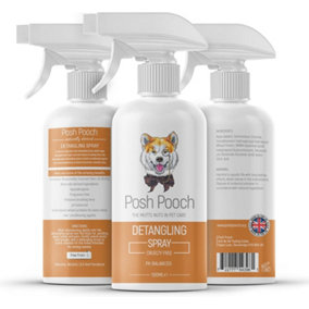Detangling Spray For Dogs  2 in 1 Knot Tangle Remover & Conditioner Spray 500ml Spray No-Rinse Formula