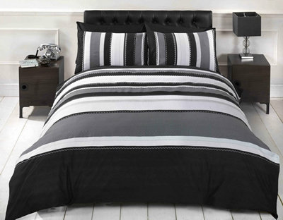 Detroit Striped Duvet Cover Set