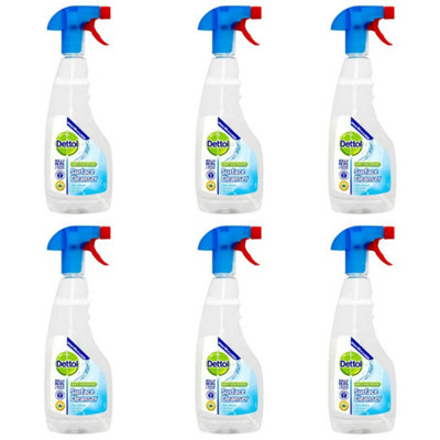 Dettol Anti-Bacterial Surface Cleaner Spray 440ml (Pack of 6)