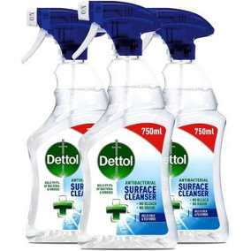 Dettol Antibacterial Disinfectant Surface Cleaner 750ml, Original Fragrance, Pack of 3
