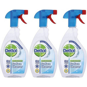 Dettol Antibacterial Surface Cleaner Spray 500ml x 3
