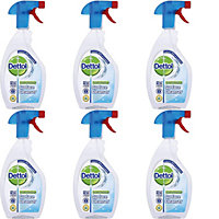 Dettol Antibacterial Surface Cleaner Spray 500ml x 6