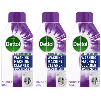 Dettol Antibacterial Washing Machine Cleaner Lavender 250ml x 3