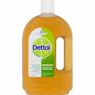 Dettol Antiseptic Disinfectant Liquid 750ml (Pack of 12)