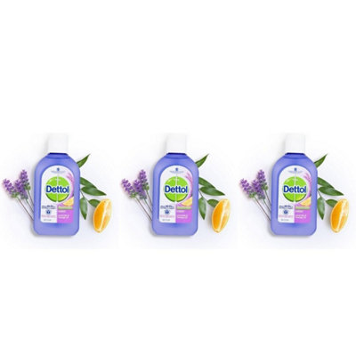 Dettol Disinfectant Liquid Lavender & Orange 500ML Pack of 3