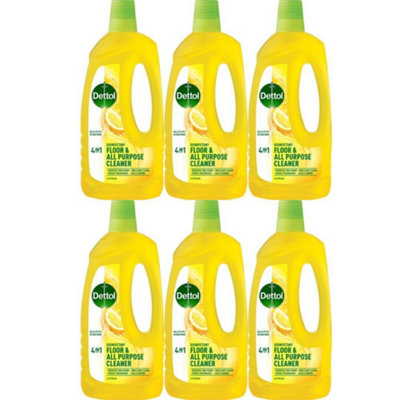 Dettol Floor & Multipurpose Cleaner Disinfectant 4in1 Citrus 750ml x 6