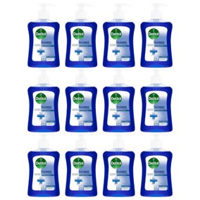 Dettol Hand Wash Anti-Bacterial Cleanse Sea Minerals 250ml x 12