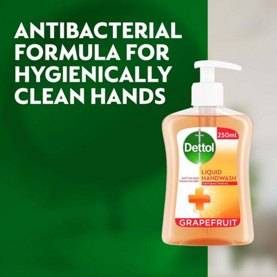 Dettol Hand Wash Anti Bacterial Moisture Grapefruit 250ml x 6