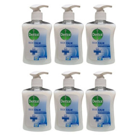 Dettol Hand Wash Antibacterial Liquid Camomile 250ml x 6