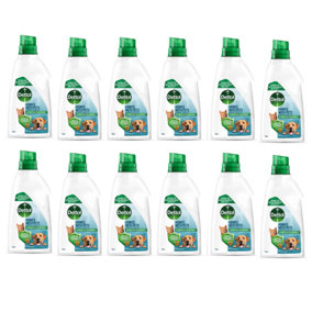 Dettol Laundry Senitiser Homes With Pets 750ml - Pack of 12