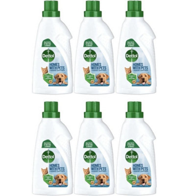 Dettol Laundry Senitiser Homes With Pets 750ml - Pack of 6