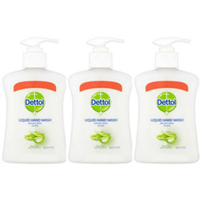 Dettol Liquid Hand Wash Aloe Vera 250 ml (Pack of 3)