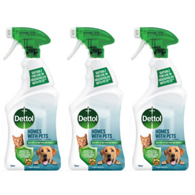 Dettol Multipurpose Cleaner Homes With Pets 750ml x 3
