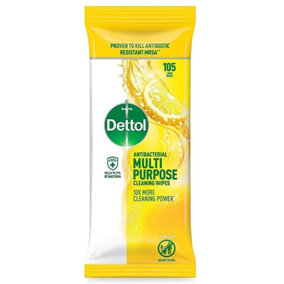 Dettol Multipurpose Cleaning Wipes Citrus 105W