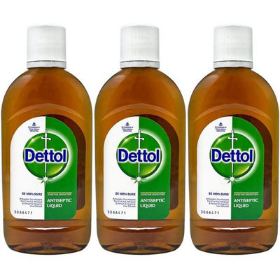 Dettol Original Antiseptic Disinfectant Liquid (250ml) (Pack of 3)