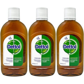 Dettol Original Antiseptic Disinfectant Liquid (250ml) (Pack of 3)