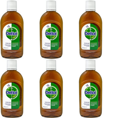 Dettol Original Antiseptic Disinfectant Liquid (250ml) (Pack of 6)