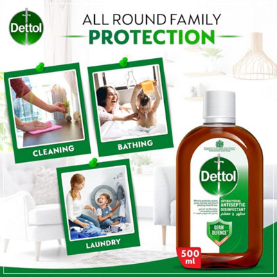 Dettol Original Liquid Antiseptic Disinfectant, 500ml (Pack of 12)