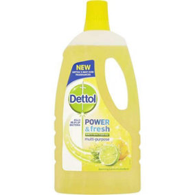 Dettol Power and Fresh Floor Cleaner Lemon, 1L