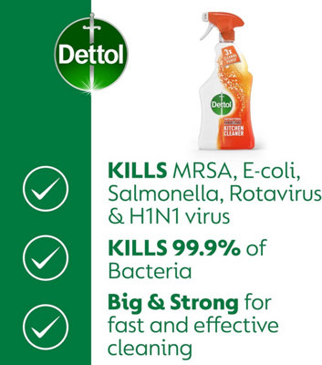 Dettol Power And Pure Kitchen Cleaner Spray 1L
