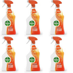 Dettol Power & Pure Kitchen Spray - 750Ml (Pack of 6)