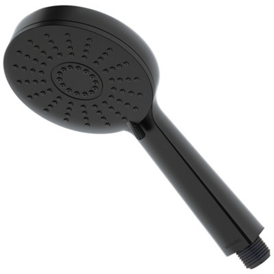 Deva 3 Spray Mode Replacement Shower Head Handset Modern Matte Black High-Performance Water-Saving Universal Easy Install