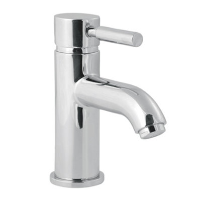 Deva VISION Mono Basin Mixer Tap With Press Top Waste + Bath Filler ...