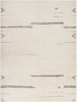 DEVIKA Becki Owens x Livabliss Global Scandi Beige/Dark Brown Area Rug 120 x 170 cm