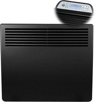 Glass Panel Low Wattage Wall Mounted Heater Free Standing Netta