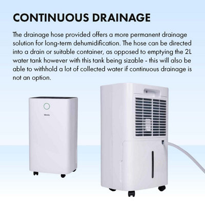 Devola 12L Dehumidifier WiFi Enabled Digital Display Low Energy Portable Electric Compressor for Home Laundry Drying Mode - 3