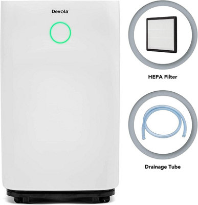 Devola 20L Compressor Dehumidifier With HEPA Filter & Wi-Fi - DV20LWF - 5