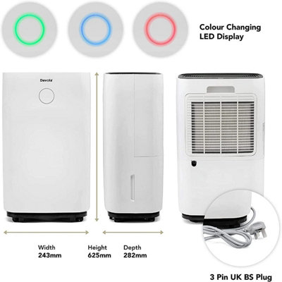Devola 20L Compressor Dehumidifier With HEPA Filter & Wi-Fi - DV20LWF - 8